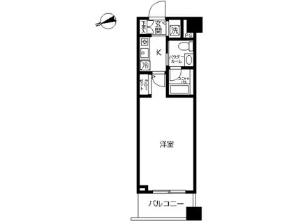 スカイコート押上弐番館(1K/5階)の間取り写真