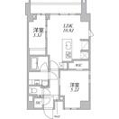 ASYL COURT 麻布十番 アジールコート麻布十番(2LDK/6階)の間取り写真