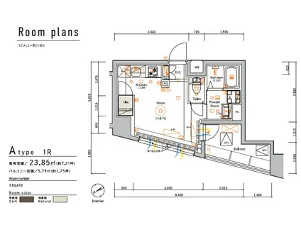 SYLA SAKURAGICHO(ワンルーム/5階)の間取り写真
