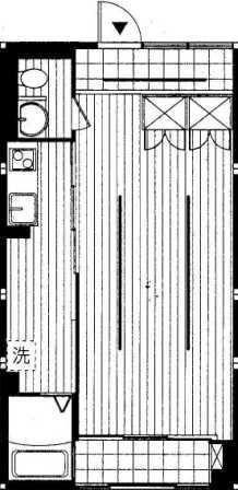 LETOIT FC(1K/1階)の間取り写真