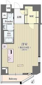 シュトラーレ神山町(ワンルーム/8階)の間取り写真
