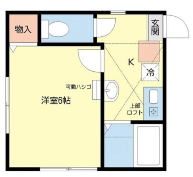 シティハイツ西橋本Ⅰ号棟(1K/1階)の間取り写真