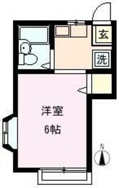 富士コーポ(1K/2階)の間取り写真