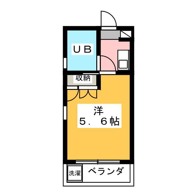 コアパレス七番町(1K/4階)の間取り写真