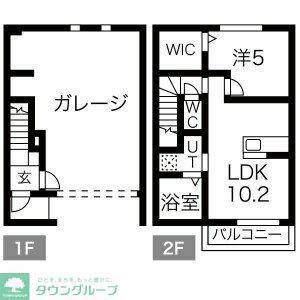 FREE STAGE I(1LDK/1階)の間取り写真