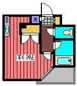パレステュディオ大塚(ワンルーム/4階)の間取り写真