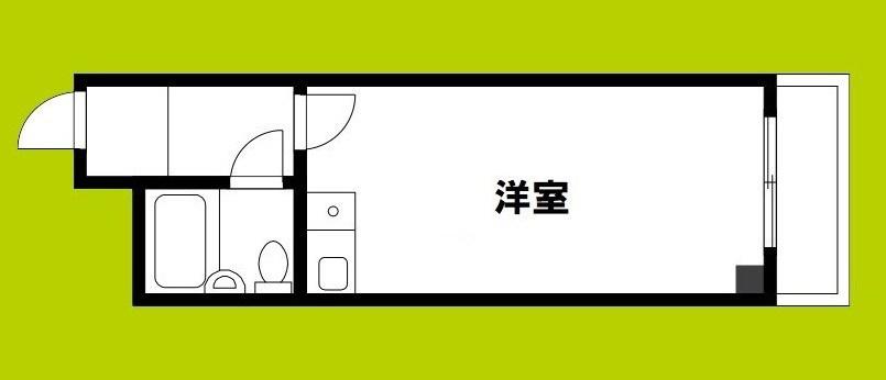ヴィーブル千林(ワンルーム/3階)の間取り写真