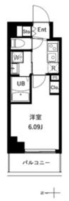 アーバンパーク川口並木(1K/5階)の間取り写真