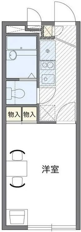 レオパレスルキア 2階階 間取り