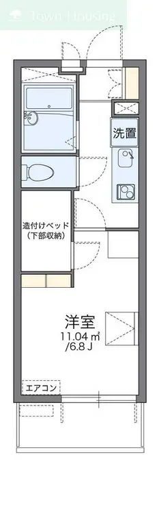 レオパレスプロスペラーレ 3階階 間取り