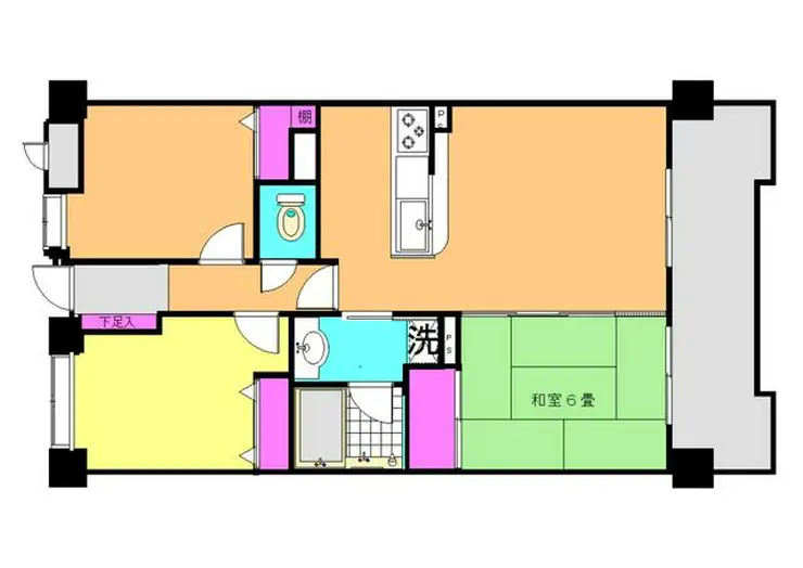 レクセルプラザ西川口 11階階 間取り