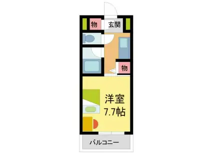 レジェンダリー甲子園(1K/5階)の間取り写真