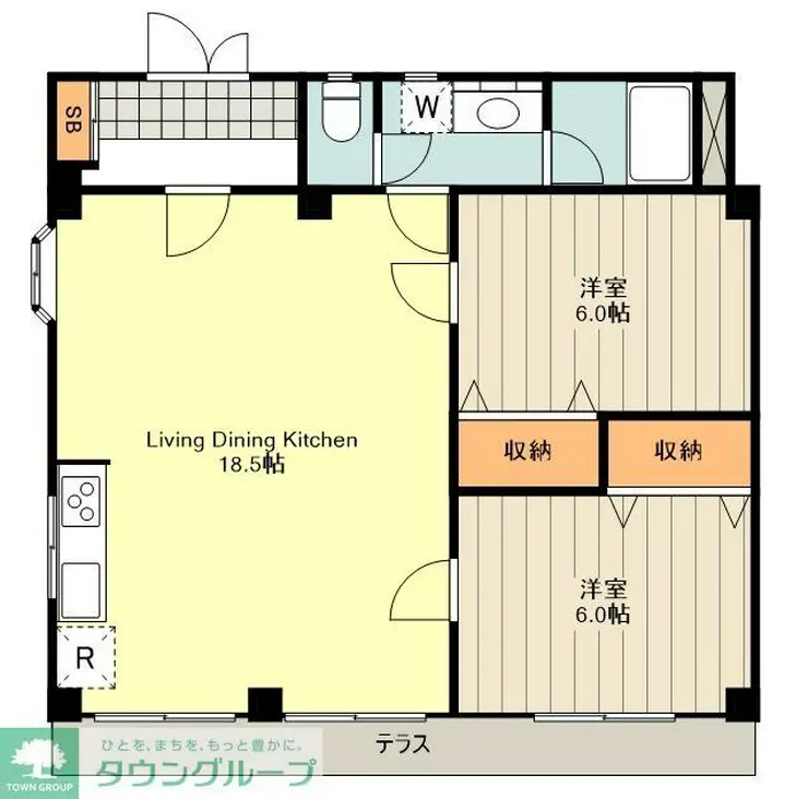 ラ・クレール八王子 1階階 間取り