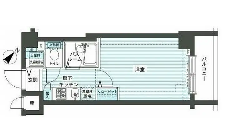 フェニックス新横濱エオール 6階階 間取り