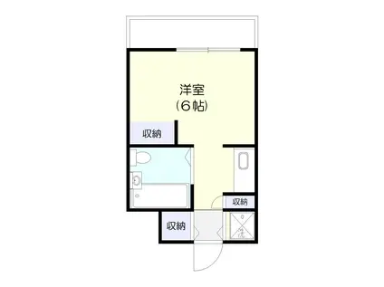 IMレジデンスイタコ(1K/2階)の間取り写真