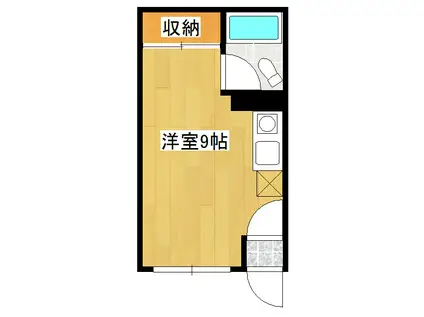 サンコーポ塩浜(ワンルーム/3階)の間取り写真