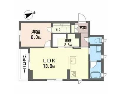 グランドールサカエ(1SLDK/3階)の間取り写真