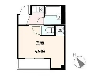 LUONTO KAMEOKACHO(1K/3階)の間取り写真