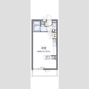 ミランダコスタ V(ワンルーム/2階)の間取り写真