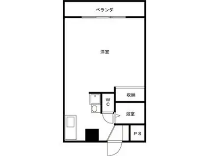 太平洋プラザ(1K/2階)の間取り写真
