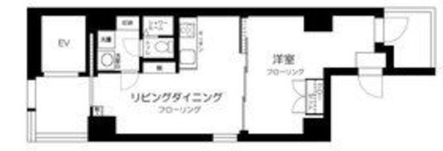 LE NID KANDA(1LDK/8階)の間取り写真