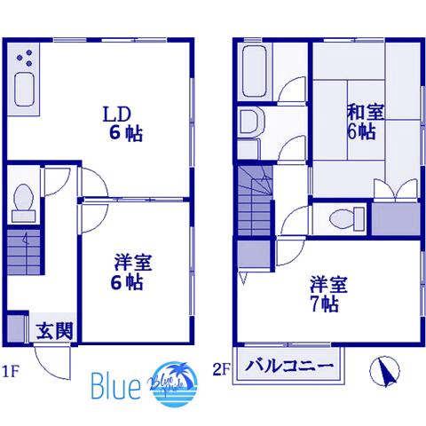 ハウゼM(3LDK/1階)の間取り写真