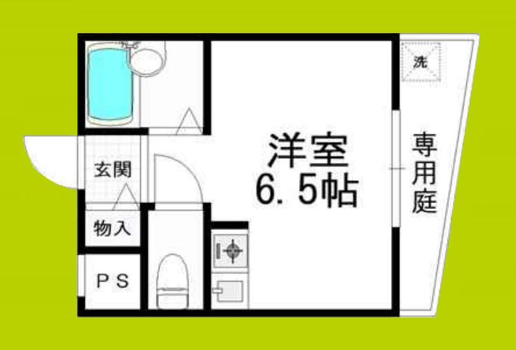 メゾンアンティーム(ワンルーム/4階)の間取り写真