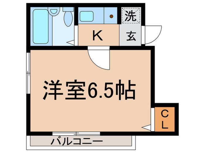 レモンハウス宮内(1K/2階)の間取り写真