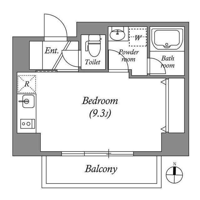 GENOVIA南千住IIISKYGARDEN(ワンルーム/7階)の間取り写真