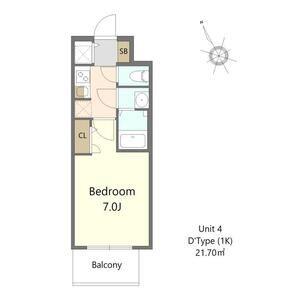 S-RESIDENCE堺浜寺BROAD(1K/5階)の間取り写真