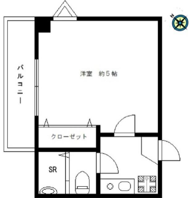 レイディアンス(1K/3階)の間取り写真