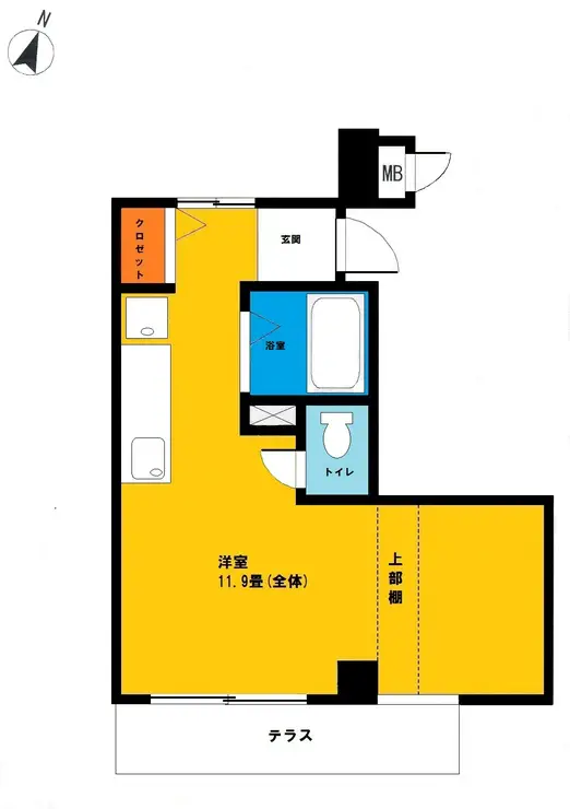 ステンドールK 1階階 間取り