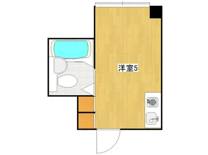 ラパンジール本田II(ワンルーム/2階)の間取り写真