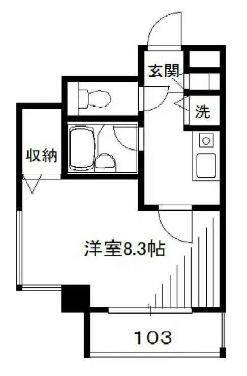 ルネス木嶋 1階階 間取り