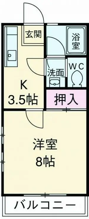 トヤマハイツ 2階階 間取り