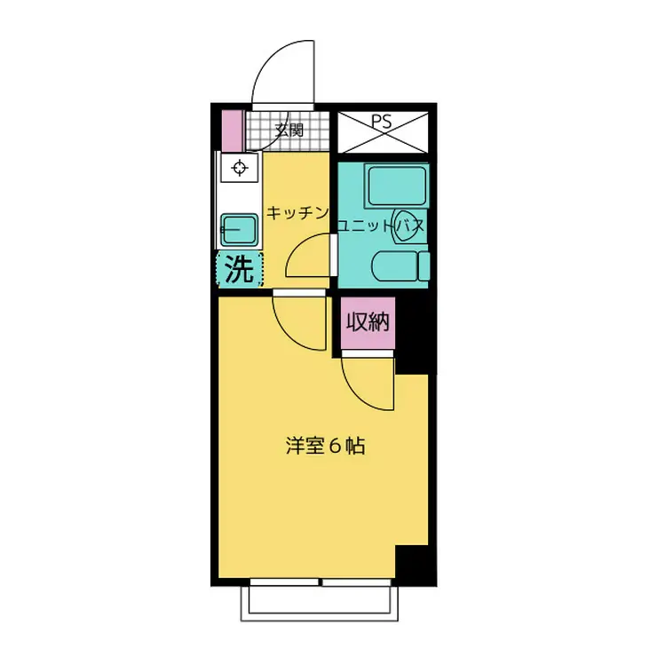 府中グランセ 4階階 間取り