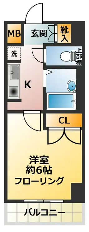 エクセリア荻窪 4階階 間取り