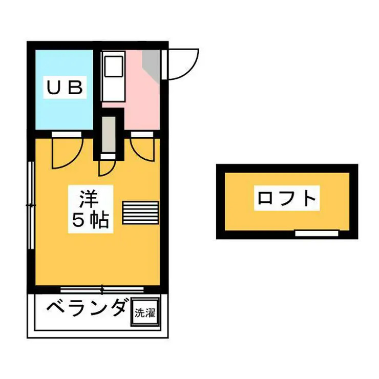 リバーブル久米川A 2階階 間取り