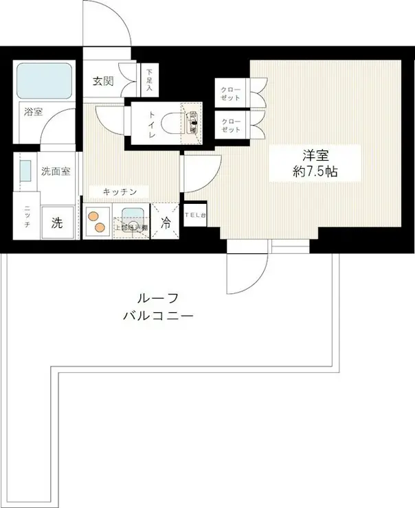ジュイールパルフェ西新井 4階階 間取り