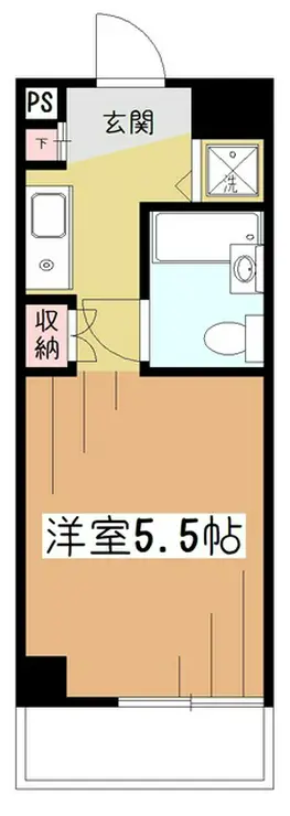 エルニド久米川 1階階 間取り