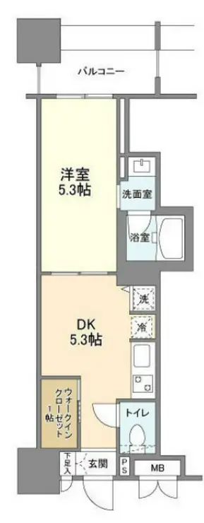 パークフラッツ横濱公園 6階階 間取り