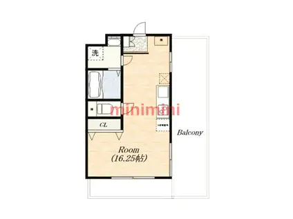 トップ・ギャラリー(1K/8階)の間取り写真