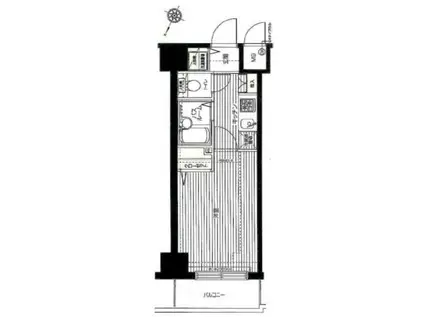トーシンフェニックス笹塚駅前弐番館(1K/7階)の間取り写真