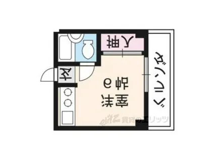 コーポラス禅(ワンルーム/1階)の間取り写真