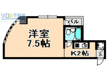 山脇ビル(1K/5階)の間取り写真