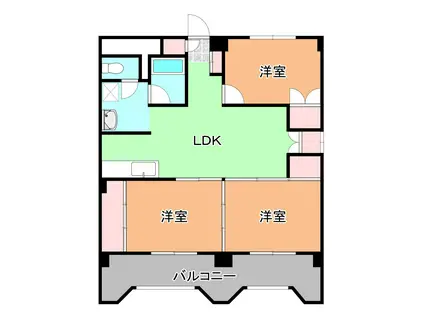 RCグランデ(3LDK/4階)の間取り写真