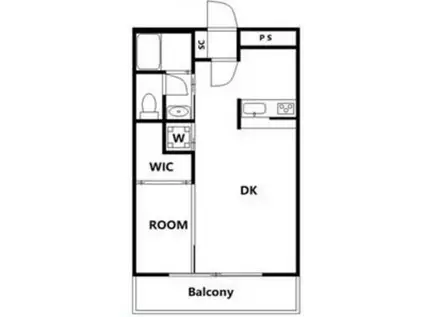 大晃サンハイム(1DK/3階)の間取り写真