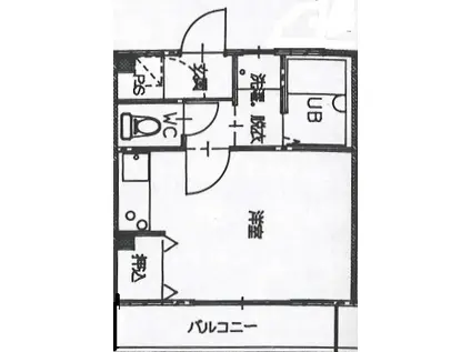 第5おおぎビル(ワンルーム/2階)の間取り写真