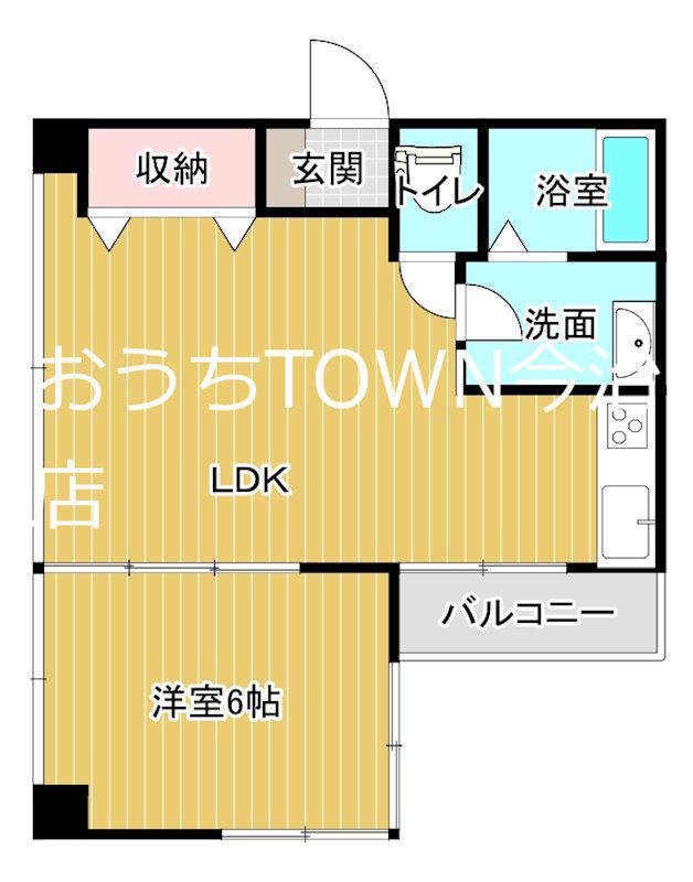フォルテ常盤(1LDK/2階)の間取り写真