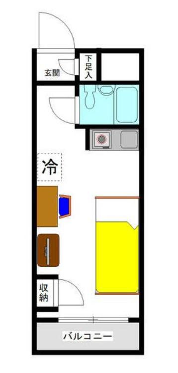 YM神楽坂江戸川橋センチュリープラザ21(ワンルーム/7階)の間取り写真